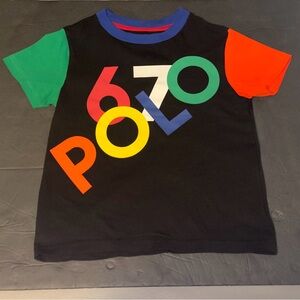 Polo |by Ralph Lauren| 67 Color-block Jersey Cotton |T-Shirt 4t